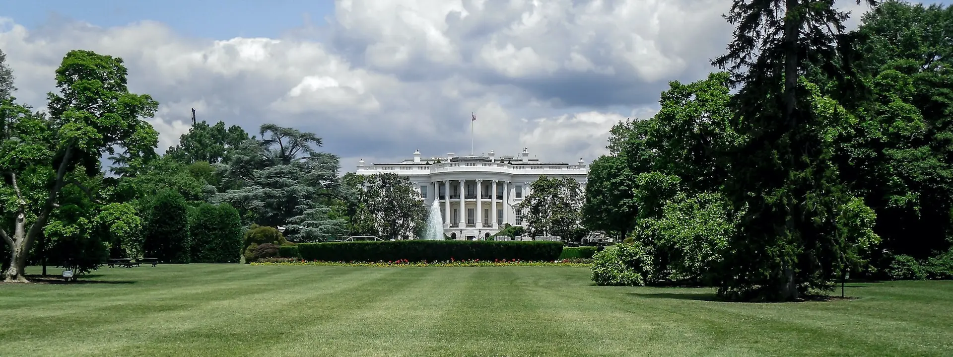 アメリカ合衆国のホワイトハウス。