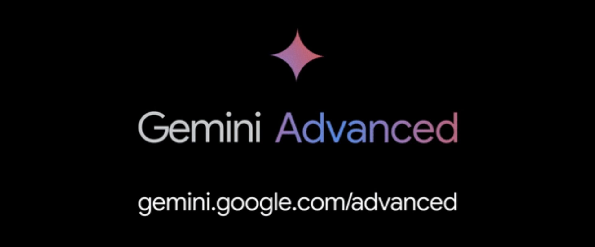 Gemini 1.5 ProをGemini Advanced に搭載とGoogleが発表した画面。