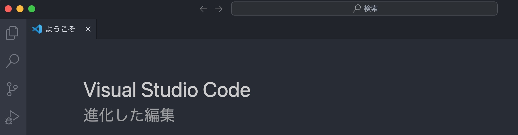 VS Codeの検索の画面。