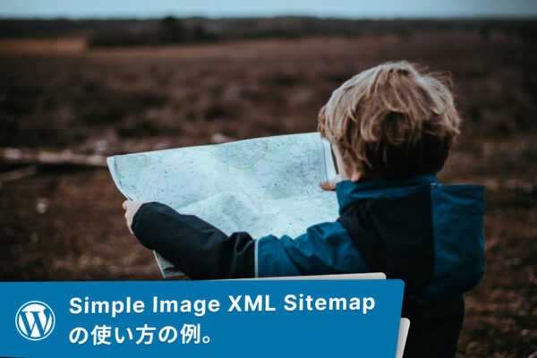 Simple Image XML Sitemapの使い方の例。