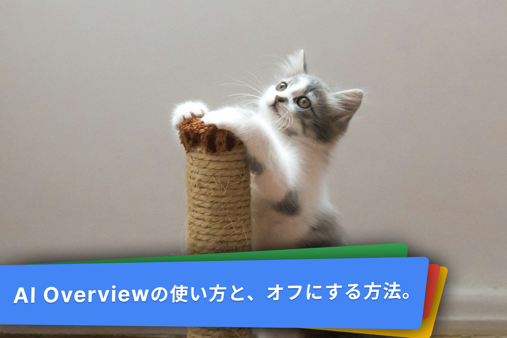 AI Overviewの使い方と、オフにする方法。