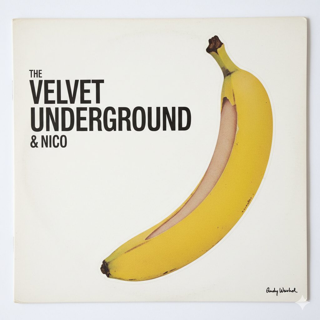 Google AI Studioの生成AI Geminiにより生成されたバナナジャケットの画像。