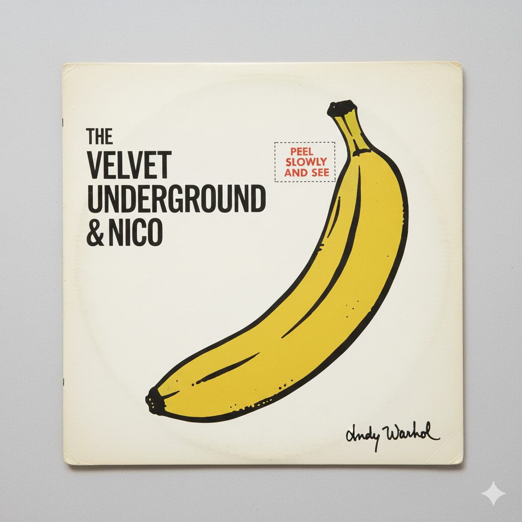 Google AI Studioの生成AI Geminiにより生成されたバナナジャケットの画像。