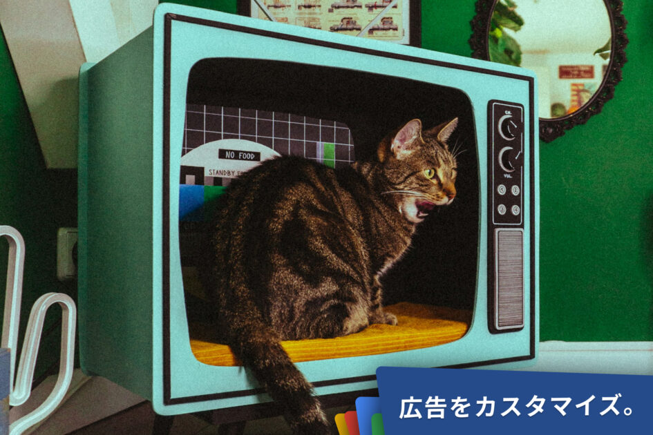 YouTubeやWebサイト広告をカスタマイズ。